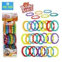 ราคา ahhyahhshop ห่วงโซ่ ห่วงคล้อง ห่วงต่อ Lots of Links มีทั้งหมด 24 ห่วง ยี่ห้อ Bright Starts แบรนด์ดังจากอเมริกา ห่วงแขวนของ ติดรถเข็นเด็ก (19704134136)