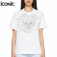 ราคา iCONiC THROUGH HEART T SHIRT 5127 เสื้อยืด สีขาว แต่งลูกไม้ ฉลุ ซีทรู แต่ง ระบายพลีท เสื้อยืดผญ เสื้อยืดลูกไม้ เสื้อยืดซีทรู เสื้อยืดแฟชั่น เสื้อปัก (7493543797)