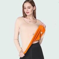 ราคา พร้อมส่ง เสื้อลองจอนหญิงบุขนกำมะหยีด้านใน กันหนาวติดลบ 15 Heattech (20796721518)