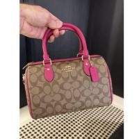 ราคา กระเป๋า COACH F83607 ROWAN SATCHEL IN SIGNATURE CANVAS ทรงหมอนรุ่นใหม่ขนาด10นิ้วมีหลายสี (21060000369)