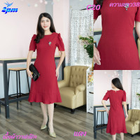 ราคา 2PM C20 เดรสแฟชั่น เดรสทำงาน ชุดทำงานสาวอวบ ผ้าวาฟเฟิล ผ้าแฟชั่น สาวไซส์อวบใส่ได้ (17784620424)