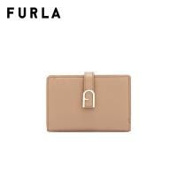 ราคา FURLA กระเป๋าสตางค์ผู้หญิง รุ่น FURLA FLOW WP00401 สี GREIGE (21023606806)