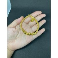 ราคา ข้อมือ ลายสีเสาร์คั้นโอ่งสุโขทัย น้ำหนัก2บาท หุ้มทองแท้หนาพิเศษ (20847072984)