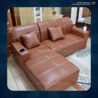 ราคา สินค้าพร้อมจัดส่งใน3วัน โซฟา L SHAPE ตัวแอล หนัง PVC รุ่น MORGAN (17626347738)