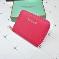 ราคา กระเป๋าสตางค์ใบสั้น ซิปรอบ ขนาดเล็กกะทัดรัด ด้านในสีแดง พร้อมกล่อง (20572270778)