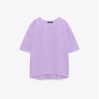 ราคา เสื้อยืด Oversized ป้าย Zara เสื้อยืดคอกลม คอกลม ทรงหลวม เสื้อยืดผู้หญิง ใส่สบาย เสื้อแฟชั่น ผ้านุ่ม ทิ้งตัวดี เสื้อครอป ใส่เล่น ใส่เที่ยว (18548480536)