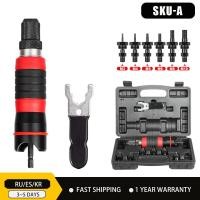 ราคา M3 M10 Electric Rivet Nut Gun Adapter Insert The Nut Riveting Tool Including 150Pcs Rivet Nuts Suitable For Electric Drill (20443068283)
