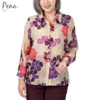 ราคา Pena house เสื้อเชิ๊ตผู้หญิงแขนสามส่วน ลายดอกไม้ POSL092303 (20475705525)