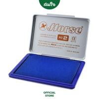 ราคา ตราม้า แท่นประทับตรา เบอร์ 2 สีน้ำเงิน สีดำ สีแดง (7497742072)