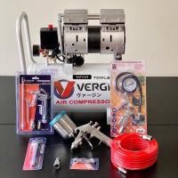 ราคา Vergin 30 ลิตร ปั๊มลม แบรนด์ดัง เสียงเงียบ ปั๊มลมออยฟรี อัพเกรด 1000 W พร้อมอุปกรณ์ 6 อย่าง กาพ่นสี KANTO กระป๋อง บน (19245209524)