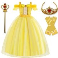 ราคา ชุดเดรสเจ้าหญิงเอลซ่า เบลล์ เจ้าหญิงเอลซ่า เจ้าหญิงเอลซ่า สโนว์ไวท์ เจ้าหญิงเอลโล่ สวยงาม เจ้าชายอสูร คอสเพลย์ คริสต์มาส ปาร์ตี้วันเกิด สําหรับเด็กผู้หญิง (20539629744)