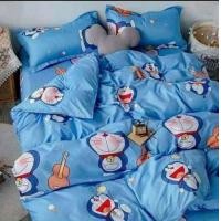 ราคา ชุดผ้าปูที่นอน ชุดเครื่องนอน ลายโดเรมอน ครบชุด 6 ชิ้น ผ้านวม ปลอกหมอน ปลอกหมอนข้าง (18358283552)