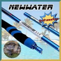 ราคา Newwater ส่งฟรี ขายเทน้ำเทท่า คันเบ็ดคาร์บอน คันเบ็ดยืดหดได้ ลำธารใส (1848586566)