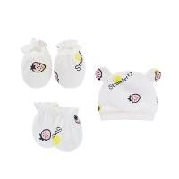 ราคา ชุดเช็ตเด็กทารก หมวกเด็กทารก หมวกเด็กแรกเกิด 1เซ็ตมี หมวก1ใบ ถุงมือ1คู่ ถุงเท้า1คู่ (17831166392)