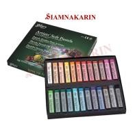 ราคา ชุด SOFT pastel MUNGYO 12สี 24สี สีชอล์คพาสเทล เกรดอาร์ทติส สีชอล์ค สีฝุ่น Mungyo gallery (19986772980)