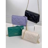 ราคา ELLE BAG I กระเป๋าสะพายข้างผู้หญิงทรง QUITING มี 4 สี สีดำ สีเขียว สีขาว สีม่วง I EWH161 (19887699925)
