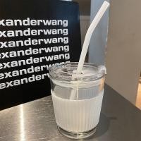 ราคา แก้วน้ำน่ารัก แก้วน้ำมินิมอล แก้วน้ำ แก้วน่ารัก ขวดน้ำ แก้วแก้ว พร้อมหลอด กระบอกน้ำ กระติกน้ำ A325แก้วกาแฟ แก้วใส่น้ำ (16586787162)