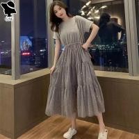 ราคา GW ชุดผ้าลูกไม้ เดรสปักเลื่อม กระโปรงแขนสั้น แฟชั่นเกาหลี กระโปรงนางฟ้ายาวปานกลาง ชุดกระโปรงสวยๆ เดรส ชุดเดรสยาว ชุดเดรสราคาถูก (9775462768)