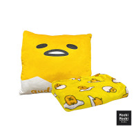 ราคา Moshi Moshi หมอนผ้าห่ม หมอนผ้าห่มขนาดพกพา ลาย Gudetama ลิขสิทธิ์แท้จากค่าย Sanrio รุ่น 6100003344 (21263276903)