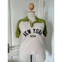ราคา MK60 เสื้อยืดแฟชั่นสาวอวบ เสื้อเชิ๊ต คอปก แขนสั้น ผ้ายืด ทูโทน สกรีน New York USA อก 36 44 นิ้ว เสื้อผ้าไซส์ใหญ่ ผ้าดีใส่สบายมาก (20682460744)