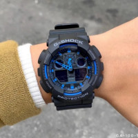ราคา Casio นาฬิกาข้อมือ G Shock รุ่น GA100B 4A สีแดง (21101108112)