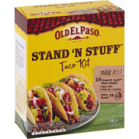 ราคา โอลด์ เอล พาโซ ชุดทาโก้ ฐานแบน 295 กรัม Old El Paso Stand n Stuff Taco Kit Spice Mix Shells and Salsa 295g (10087139639)
