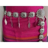 ราคา เข็มขัดเงินรมดำระย้าใบไม้ใส่กับชุดไทยสวยๆ (13655516523)