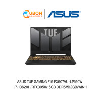 ราคา ASUS TUF GAMING F15 FX507VU LP150W โน๊ตบุ๊ค i7 13620H RTX3050 16GB DDR5 512GB WIN11 ประกันศูนย์ 2 ปี (21166384600)
