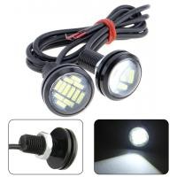 ราคา Bonjoy ตาเหยี่ยวไฟ LED รถยนต์อะลูมิเนียมไฟ LED สีขาว12V 15W 5ชิ้นคุณภาพสูง (21066057447)