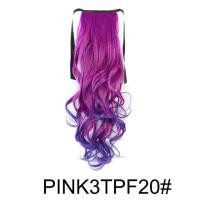 ราคา คลิปผมหางม้าสังเคราะห์ยาวตรงแบบดัดในผมไล่เฉดสีวิกผมสีแดงสีชมพูสีดำสำหรับผู้หญิง (12522061979)
