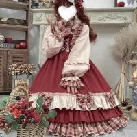 ราคา lolita cosplay plus size Rise Large Sissy Maid ชุดคอสเพลย์เมด อะนิเมะแฟนซี โลลิต้า สำหรับผู้หญิง2023 (20821609001)