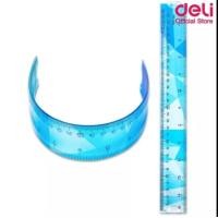 ราคา Deli ไม้บรรทัดเยลลี่ งอได้ PVC ยาว 30 เซนติเมตร No H651 (19363951955)