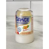 ราคา เกรซโรลออนระงับกลิ่นกายจากสารส้ม 70g 120gโรลออน เกรซ ใช้สารสกัดจากธรรมชาติ ระงับกลิ่น ได้ดี (17403493443)