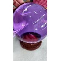 ราคา ลูกแก้วขนาด20ซม สีม่วง พร้อมขาตั้ง ตากแดดแช่น้ำไม่ได้ แนะนำตั้งไว้ในบ้านนะคะ (15433597341)