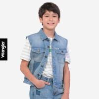 ราคา WRANGLER KIDS เสื้อแจ๊คเก็ตเด็กผู้ชาย คอลเลคชั่น Fabric Blocking ทรง SEASONAL รุ่น WK S523BJKTN19 (19687814345)