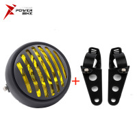 ราคา ไฟหน้า มอเตอร์ไซค์ 6 5 นิ้ว คลาสสิคกลม ตะแกรงเลนส์ใส ไฟหน้ามอไซค์ ไฟหน้ารถมอเตอร์ไซค์ อะไหล่ แต่ง มอเตอร์ไซค์ Bike Power (18673677772)