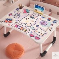 ราคา โต๊ะญี่ปุ่นพับเก็บได้ โต๊ะเขียนหนังสือ วางของคอม นั่งพื้น T792 (20265038042)