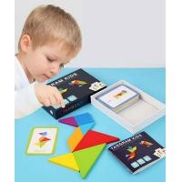 ราคา Alice kids ของเล่นไม้ชุดแทนแกรม 7 ชิ้นงานไม้ มาพร้อมการ์ด (10513691373)