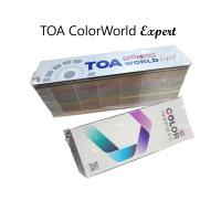 ราคา TOA พัดสี ทีโอเอ คัลเลอร์เวิลด์ TOA Color World Pantone ตัวอย่างสี TOA Fandeck (21122225753)