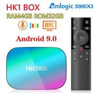 ราคา HK1 Box Amlogic S905X3 4GB RAM32GB 64GB ROM 5G WIFI bluetooth 4 0 Android 9 0 4K 8K H 265 TV Box Support Google (19541338174)