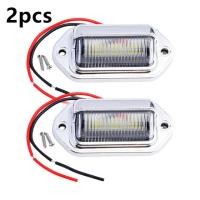 ราคา ป้ายทะเบียนรถ LED 6ดวง2ชิ้นสำหรับป้ายรถพ่วงรถบรรทุก SUV ติดรถตู้โคมไฟขั้นบันไดหลอดไฟสีขาวผลิตภัณฑ์ไฟป้ายทะเบียนรถ (19065178382)