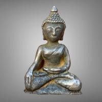 ราคา พระเชียงแสน เนื้อสัมฤทธิ์เงิน พิมพ์สิงห์ 1 กรุเชียงราย (19227826866)