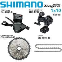 ราคา Shimano Tiagra 4700 Groupset 1X10จักรยานเสือหมอบความเร็วด้านขวาเปลี่ยนเกียร์ด้านหลังเทป HG500 11 25T 28T 32T 34T 4601เชื่อมโยงโซ่สำหรับจักรยานเสือหมอบจักรยานเสือหมอบจักรยานพับชุดเครื่องมือสำหรับรถจักร