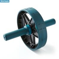 ราคา Decathlon ลูกกลิ้งฝึกกล้ามท้องพร้อมแผ่นรองรุ่น Evolving Evolving Ab Wheel with Elastic Band Support ลูกกลิ้งออกกาย (16183899784)