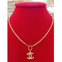 ราคา สร้อยคอพร้อมจี้ชาแนลไม่ลอกไม่ดำ (16968688524)