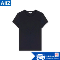 ราคา AIIZ เสื้อยืดผู้หญิงคอกลมสีพื้น ปักโลโก้ AIIZ ผ้าคอตตอนโพลีเอสเตอร์ (20495676540)