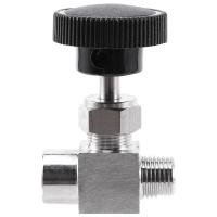 ราคา Needle Valve Adjustable 1 4 inch Male to Female Thread Stainless Steel 304 Flow Control Shut Off Crane Needle Valve (16934098467)