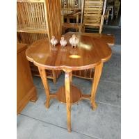 ราคา โต๊ะไม้ โต๊ะไม้สัก โต๊ะข้างเตียง 1ตัว เส้นผ่าศูนย์กลาง50ซม สูง70ซม (5948308494)