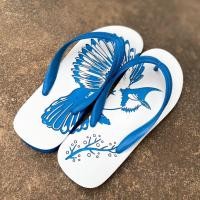 ราคา ช้างดาวแกะลาย นกกรงหัวจุก พร้อมส่ง รองเท้าแกะลาย ช้างดาวแท้ แกะสลัก (21163241178)