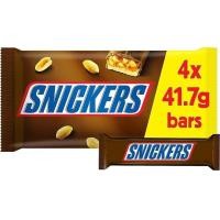 ราคา Snickers Chocolate Bars Multipack Chocolate Gift Milk Chocolate Chocolate Multipack 41 7 g Pack of 4 (20968949499)